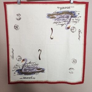 Williams Sonoma 12 Days Of Christmas Napkin #7